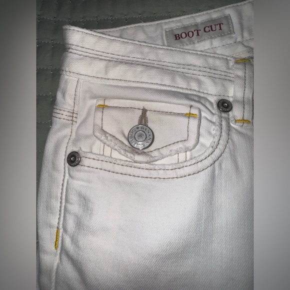 Banana Republic White Flared boot cut Jeans. Size 10 Sum-06 NWOT - Picture 12 of 12